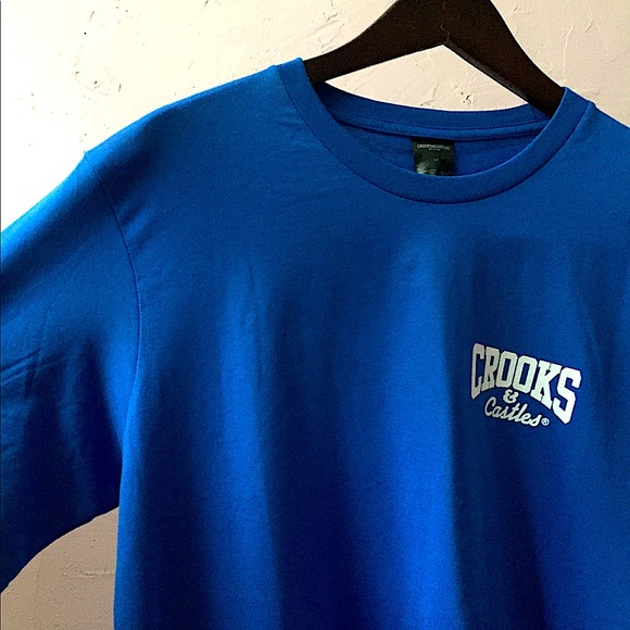 Crooks & Castles Classic Royal Crewneck Tee Shirt - Picture 7 of 16